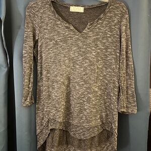 Sinuous Grey Pullover